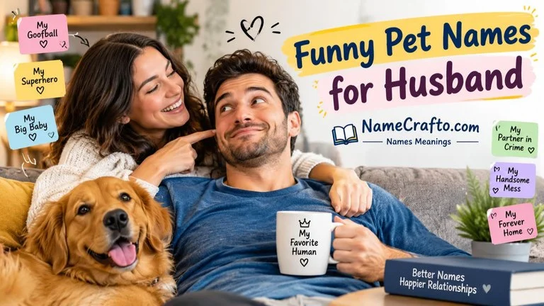 funny pet names for husband